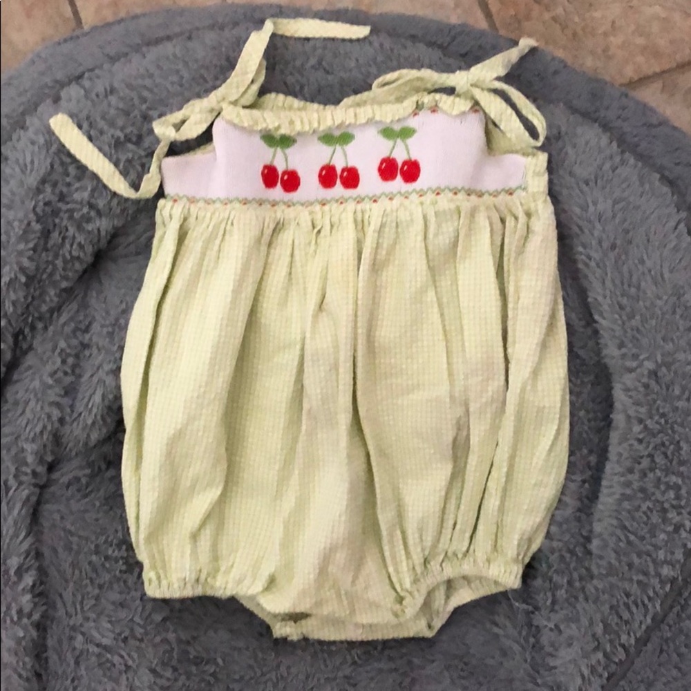 Smocked baby bubble